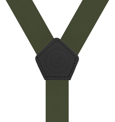 Tirantes Para Hombre Ajustables - Colores - Grin Accs Color Verde Olivo