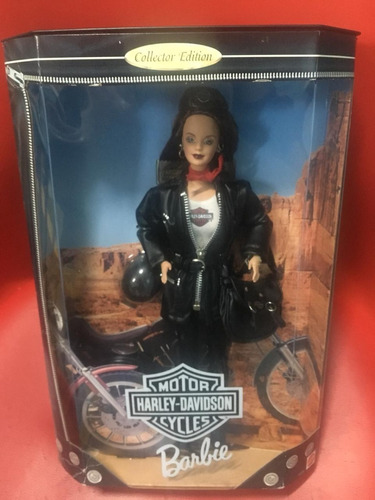 Barbie Harley Davidson Motoqueira 1998 Morena Collector 