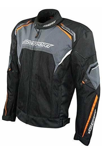 Motociclismo, Agvsport Chaqueta De Moto Airflow Mesh Para Ho