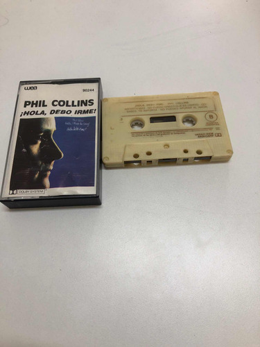 Phil Collins Hola Debo Irme Cassette Argentina  Genesis