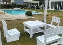 Comprar Sillones De Madera Jardín Exterior Fogonero  Viga De Madera 