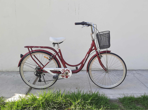Bicicleta Oxford Muier - M - Burdeo/fucsia - Aro 26
