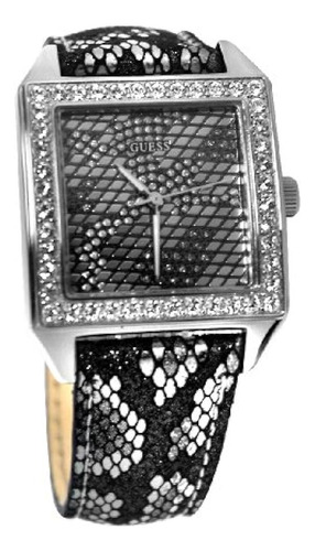 Guess Womens U0050l1 Glamour Classic Glamour Piton-print Rel