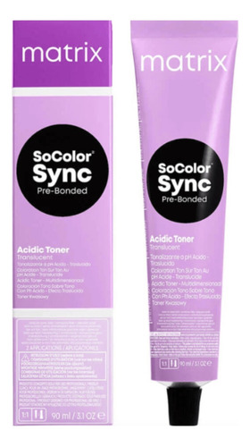  Matrix Socolor Sync Pre-bonded Acidic Toner Sheer Violet 8v