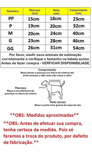 Capa De Chuva Para Cães Cachorros Impermeável Pp
