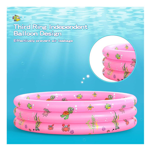 Piscinas Inflable 140cm Redonda Piscina Infantiles Verano