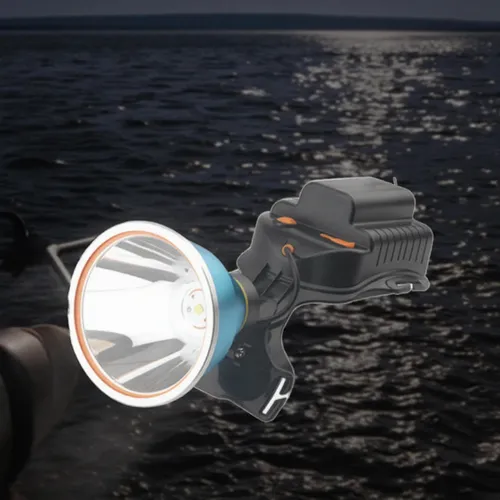 Lampara Camping Cabeza Focos Para Cazar Led Recargable 1500w