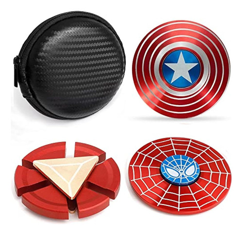 Superhero Fidgeting Party Favors Fidget Metal Set Hand Spinn