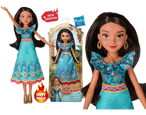 Bella Princesa Disney Elena De Avalor Original Habro 30 Cm