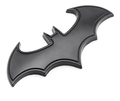 Emblema Logo Batman Metal Cromado 3d Adhesivo 