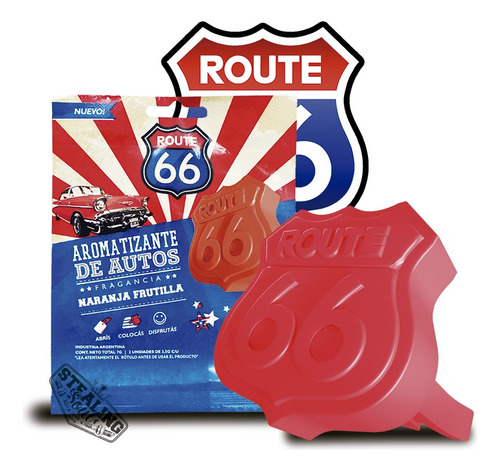 Saphirus | Route 66 | Naranja & Frutilla | Perfume / Aroma