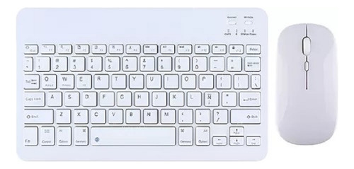 Combo Teclado Y Mouse Mini Inalámbricos Android Ios, Windows