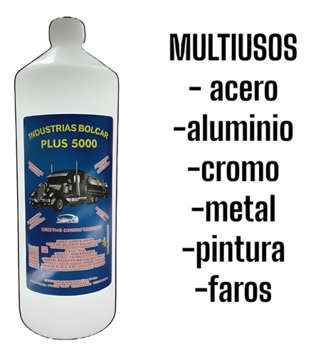 Pulimento Para Aluminio,cromo,metal Volcar Plus 5000 3lts