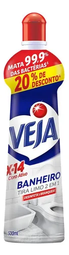 Tira Limo Veja Banheiro X14 500ml