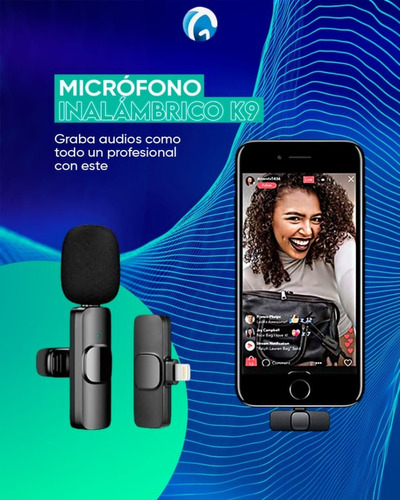 Micrófono Inalámbrico Solapa  Para iPhone Y Tipo C