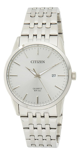 Reloj Citizen  Bi5000-87a  Quartz Silver Dial De Acero Inoxi
