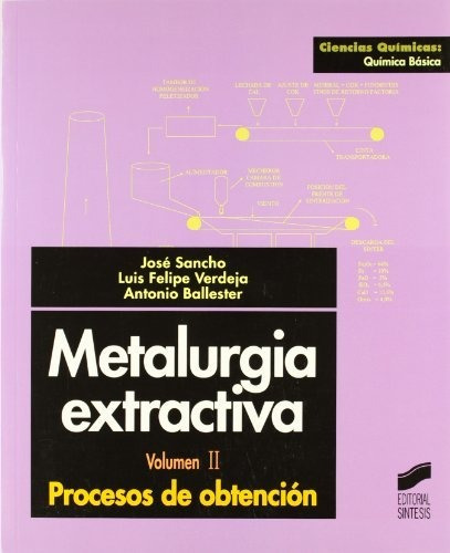 Metalurgia Extractiva. Vol. Ii: Procesos De Obtención: 12 (c