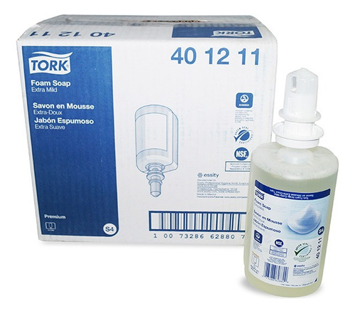 Jab Espuma Suave Para Manos Tork Premium, 6pz 1000mlc/u.