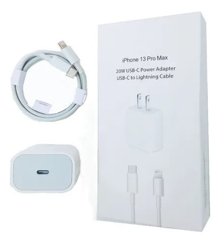 Cargador De iPhone 13 Y 14 Promax 20w Certificado 