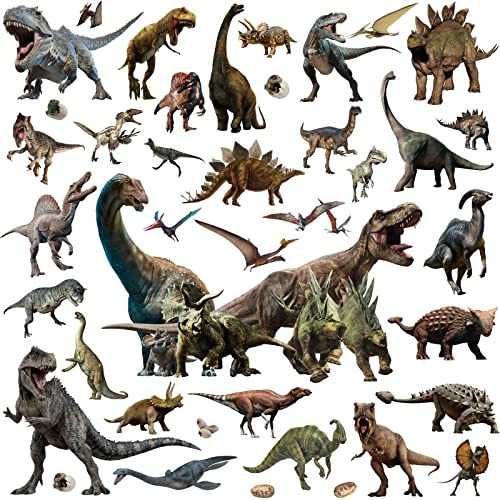 Adhesivos De Pared 3d De Dinosaurios, Adhesivos De Pare...