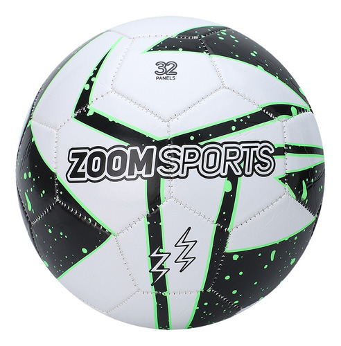 Balón De Fútbol Zoom Sports # 5 Negro-verde