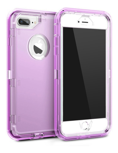 Funda Case Protector Uso Rudo Transparente Para iPhone 6 6s