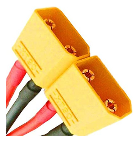 Pack De Conectores Paralelos Xt90 De 2 Machos Y 1 Hembra Par