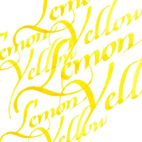 Imagem 2 de 3 de Tinta Para Caligrafia Winsor & Newton Amarelo Limão 30ml