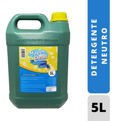Detergente Neutro Uso Geral Especial 5 Litros Full Manaca Neutro Especial