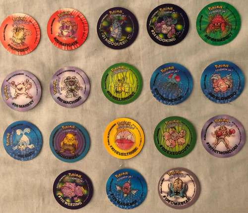 Tazos Holográficos Pokemon Año 95, 96, 98