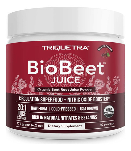 Jugo De Raíz De Remolacha Biobeet Triquetra Health 172 G