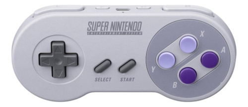 Control joystick inalámbrico Nintendo Super NES Controller blanco