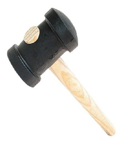 1 Martelo De Borracha Fj 40mm Preto Fera 4046