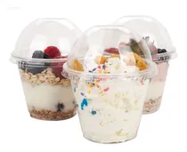 Comprar Vasos Pet Con Domo Transparente 9 Onzas