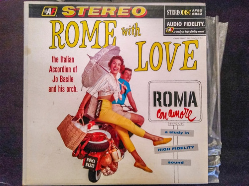 Lp 33 Rome With Love - Jo Basile Accordion