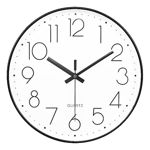 Yoiolclc Reloj De Pared De 12.0 In, Silencioso, Moderno, Fun