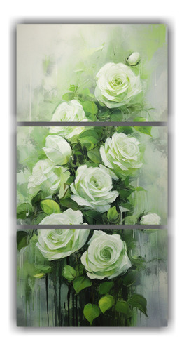 120x240cm Cuadro Decorativo Estilo Equilibrio Hermoso A Rosa