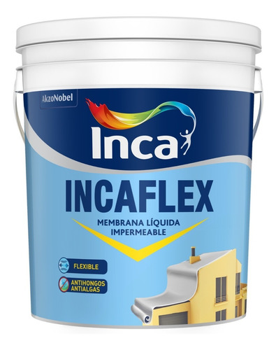 Pintura Impermeabilizante Incaflex 4 Kgs. Inca