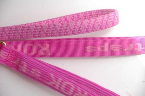 Correa Elastica Perros Rok Straps Delgada Rosa