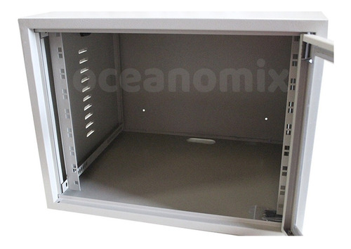 Mini Rack Parede 19 12u X 570 Preto Branco + 2 Band Fixa