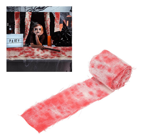 Bandagem De Gaze Sangrenta Para Festa De Halloween, Cosplay,