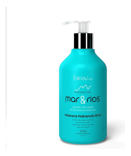 Máscara Forever Liss Marianarios Hidronutritiva Mar&rios250g