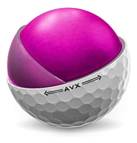 Bolas De Golf Titleist Avx, Blancas (una Docena)