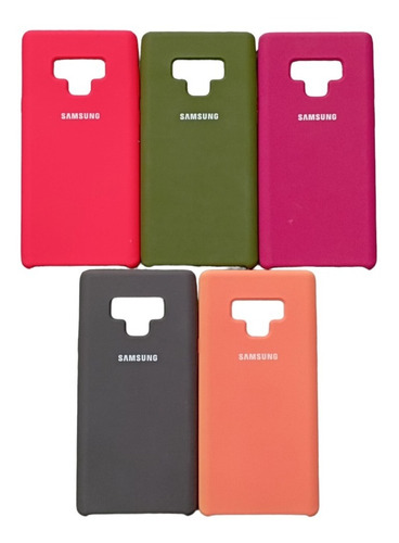 Forro Silicone Case  Unicolor Samsung Note 9