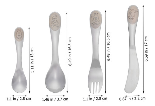 Cuchara Para Cubiertos Y Utensilios Para Niños Pequeños