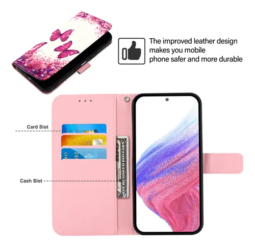 Funda Tipo Cartera De Piel Impresa En 3d Para Google Pixel 9 Series, Cierre Magnético, Soporte, Tpu, Anticaída, Ranuras Para Tarjetas