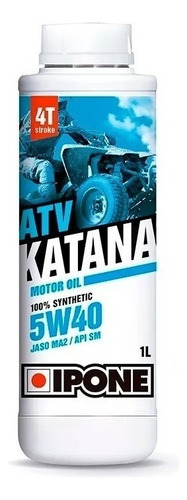 Aceite Ipone Atv Cuatri Katana 5w40 100% Sintético