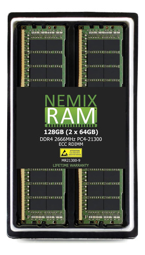 Nemix Ram 128 Gb (2 X 64 Gb) Ddrpcecc Rdimm Actualización