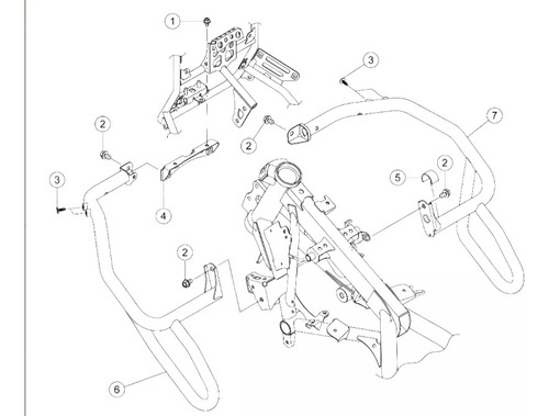 Kit Defensa De Motor Versys 300 Kawasaki Original