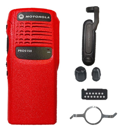 Carcasa Para Radio Motorola Pro5150 - Color Rojo